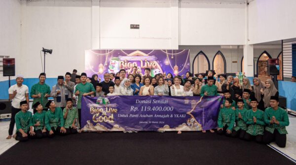 YKAKI dan Panti Asuhan Annajah Dapat Donasi dari Bigo Live Senilai Rp119 Juta