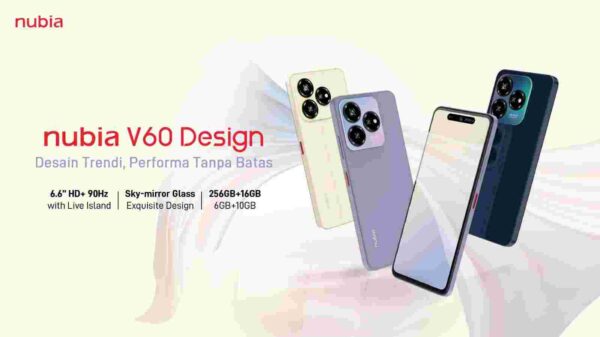 Layar Smartphone nubia V60 Design Tampilkan Pengalaman Menonton