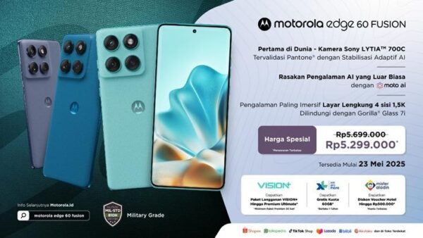 Motorola Rilis Edge 60 FUSION di Surabaya Pekan Lalu, Ubah Kehidupan Keseharian